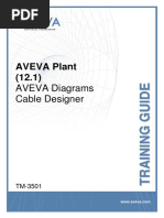 TM-3501 AVEVA Plant (12.1) Diagrams Cable Designer Rev 1.0 PDF