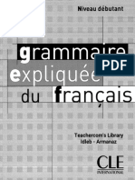 Grammaire Expliqu 233 e Du Fran 231 Ais