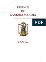 Essence of Ganesha Mahima