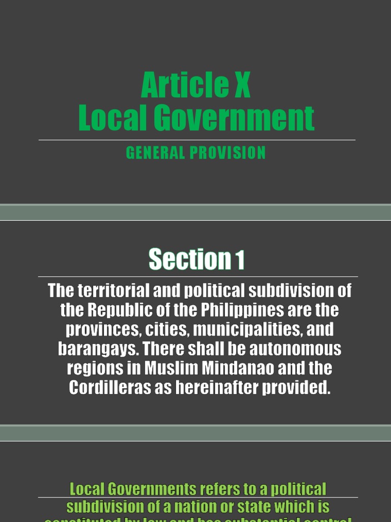 Local Government Structure in the Philippines | PDF