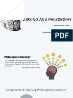 Nursing As A Philosophy