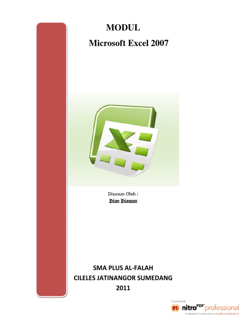 Tutorial Lengkap Microsoft Excel 2007 | PDF | Komputer