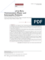 Iron Overload in Beta Thalassemia PDF