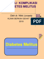 Kenali Komplikasi Diabetes Melitus: Oleh Dr. Nikki Junaedy