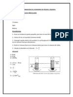 Experimento 1 Determinacion de La Densid