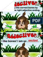 Give Lady The Correct Bones by Choosing The Right Adjective Ending