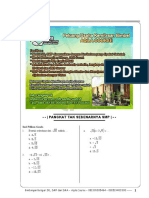 Soal Matematika SMP Pangkat Tak Sebenarnya 1 PDF