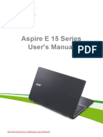 Aspire E15 series