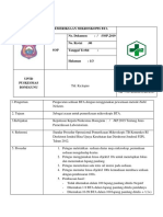 Pemeriksaan Mikroskopis Bta No. Dokumen: / /SOP.2019 No. Revisi:00 Tanggal Terbit