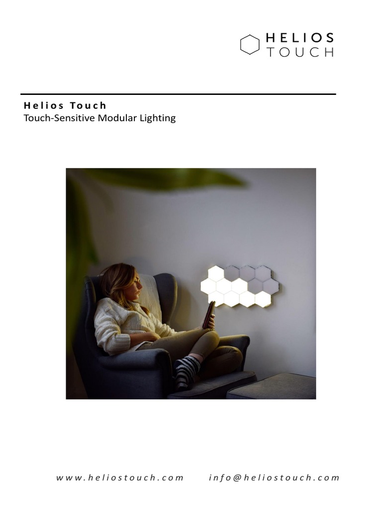 Helios Touch Product Information | PDF | Power Supply | Lighting