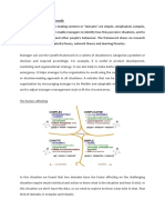 Report For Cynefin Framework