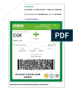 CGK DJB: Economy Regular / 20kg - Non Member