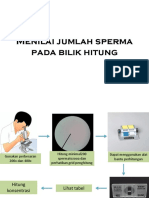 Menilai Jumlah Sperma Pada Bilik Hitung