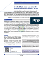 Tracheal Intubation in Critical Ill Patient