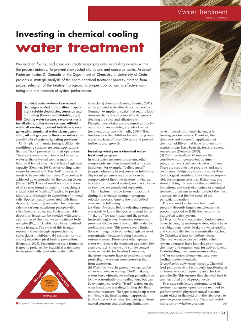 27-Wwi Dec 05 Cool Water | PDF | Water Treatment | Corrosion