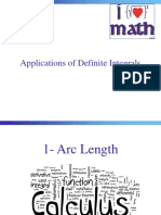 Applications of Definite Integrals