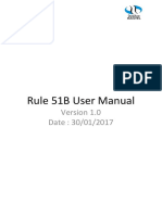 Rule 51B User Manual: Date: 30/01/2017