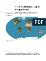 Different Types of Map Projections Explained