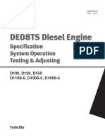 de 08 Ts Diesel Engine Specification System Operation Testing and Adjusting Doosan PDF