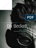 Badiou On Beckett PDF