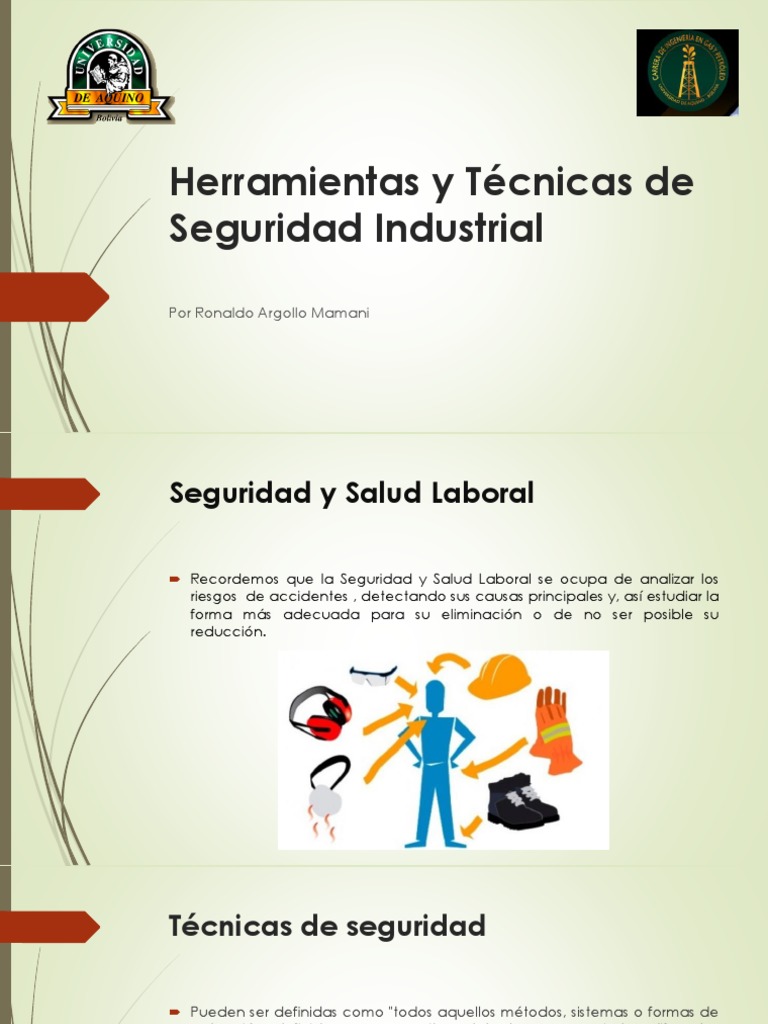 Herramientas y Técnicas de Seguridad Industrial | PDF