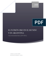 El Patrón Oro en El Mundo y en Argentina. Una Revisión Histórica (1870-1914)