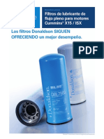 F113026 SPC (09-17) Filtros de Lubricante de Flujo Pleno para Motores Cummins® X15ISX
