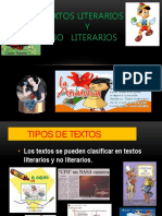 Textos Literarios y No Literarios