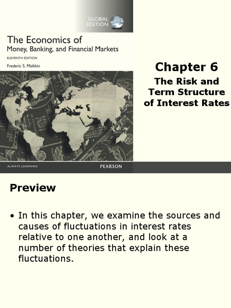 Risk and Term Structure of Interest Rates | PDF | Yield Curve | Bonds ...