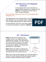 Chapter 32 Inductance and Magnetic Materials: Can We Find An Induced Emf Due To Its Own Magnetic Field Changes? Yes!