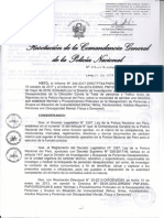 Directiva de Normas y Procedimientos de Personas Desaparecidas PDF