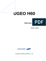 Samsung H60 Ultrasonido Manual de Servicio