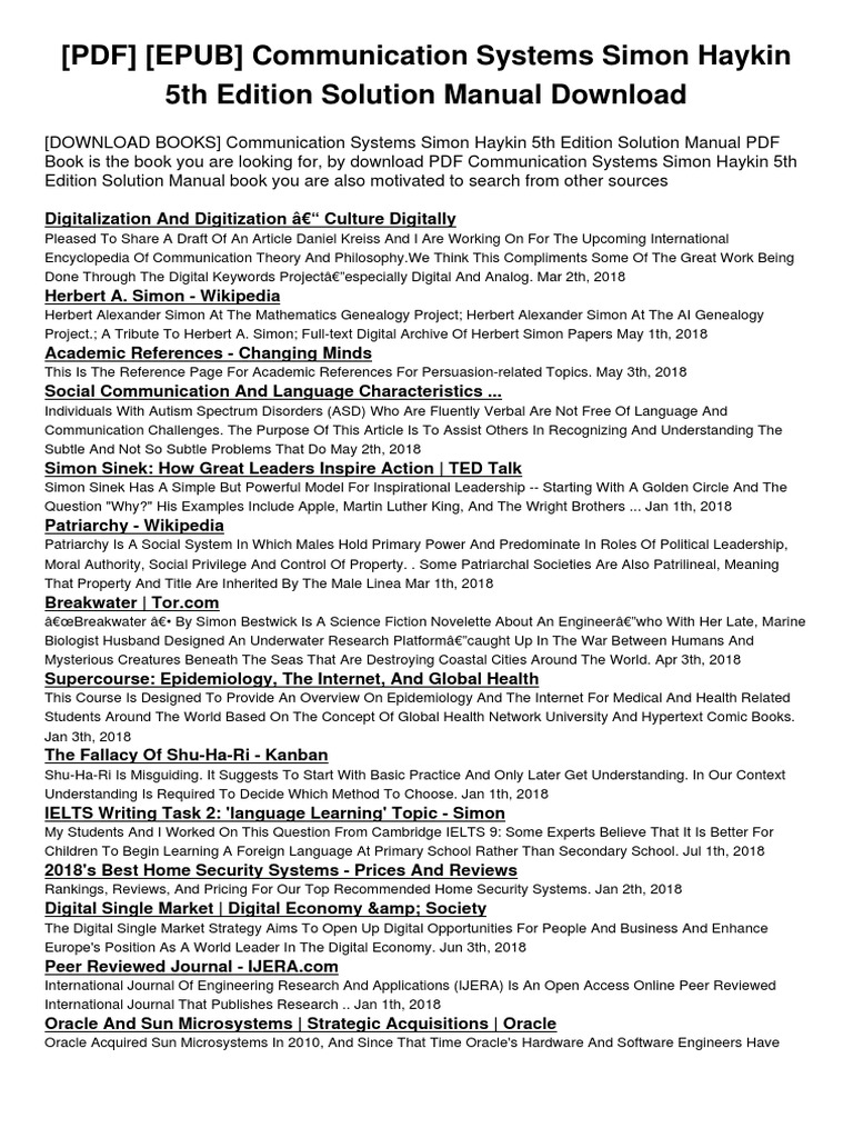 Communication intelligence overview