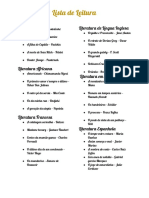 Lista de Leitura