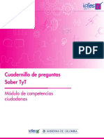 Cuadernillo de Preguntas Competencias Ciudadanas Saber Tyt 2019 PDF
