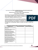 Guia para Completar La Descripcion de La Situacion Consultando Fuentes Confiables