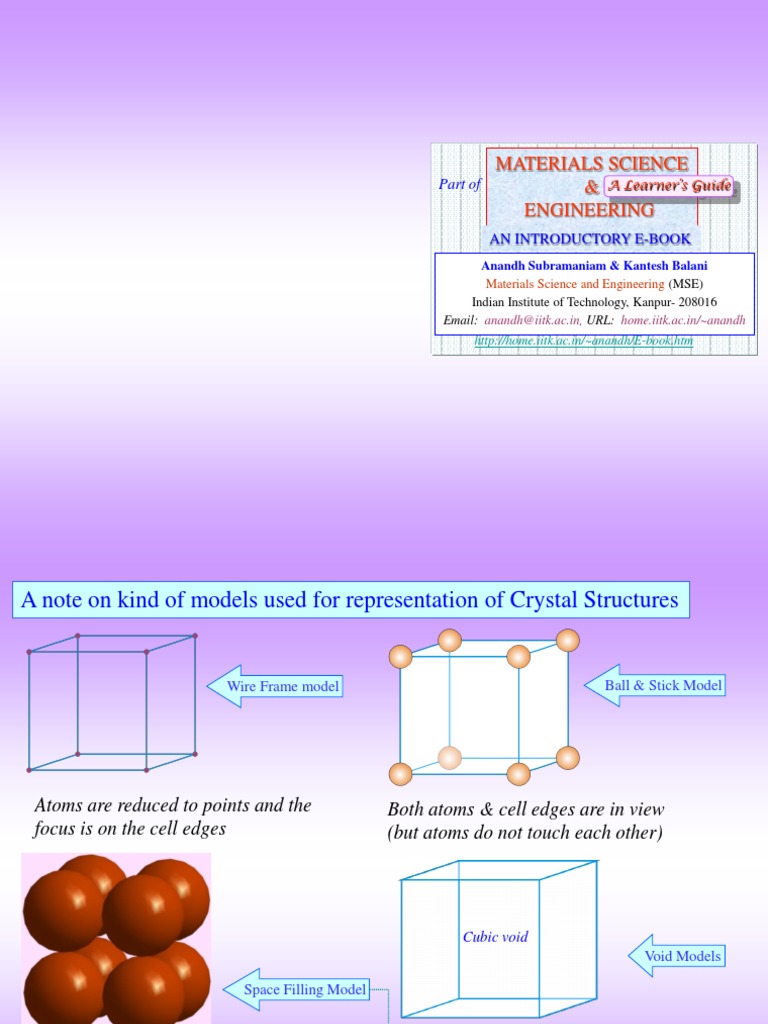 Introductory Guide to Crystal Models | PDF | Science & Mathematics