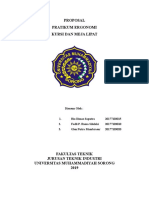 Proposal Ergonomi Kursi Dan Meja Lipat