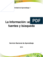 La Información-Acceso, Fuentes y Busqueda PDF