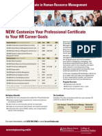 NEW: Customize Your Professional Certificate To Your HR Career Goals