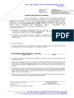 Convenio Practica Curso Secretariado Administrativo Computacional