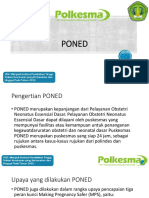 Pengertian dan Pelayanan Puskesmas PONED