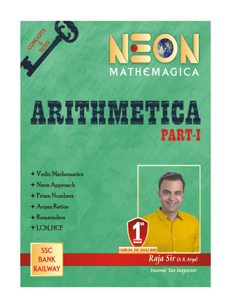 Neon Classes Arithmetic Book PDF | PDF | Arithmetic | Mathematical Objects