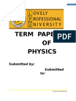 Lorentz Transformation