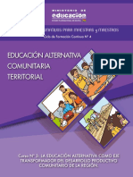 3 La Educacio N Alternativa Como Eje Transformador PDF