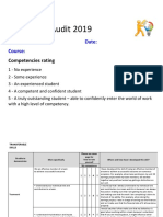 Skills Audit Document