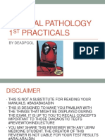 Clinical Pathology Practicals Reviewer