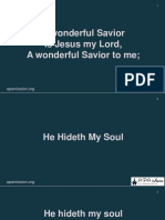 A Wonderful Savior Is Jesus My Lord, A Wonderful Savior To Me