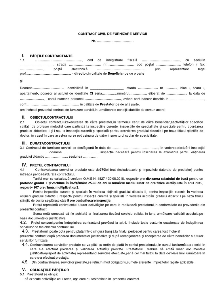 Contract Civil Profesor Metodist 1