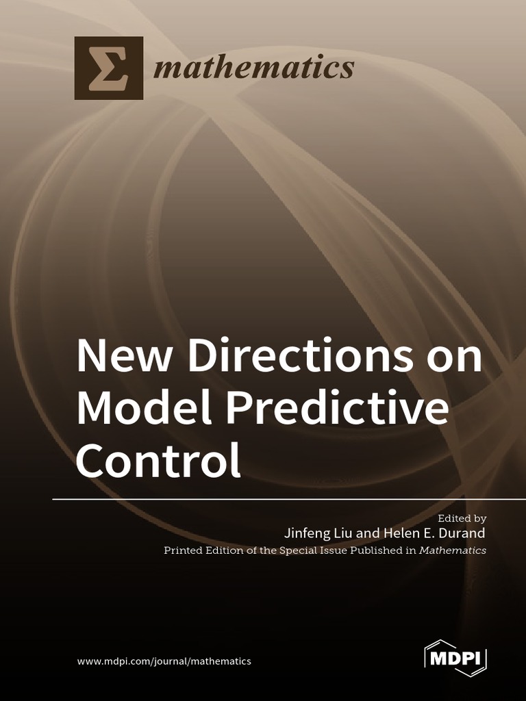 New Directions On Model Predictive Control Pdf Control Theory Mathematical Model